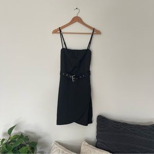 Tobi Black Buckle Dress